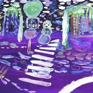 Вечерний  город