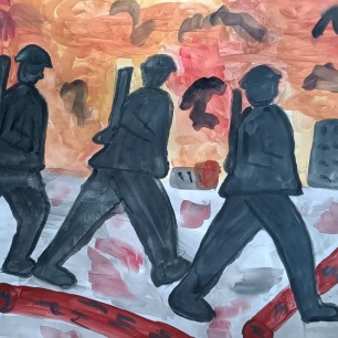 Сквозь пожарище