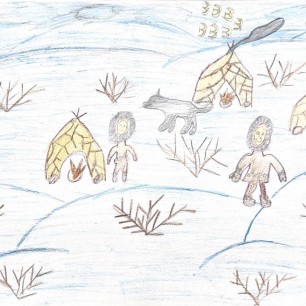 Зимой в тундре