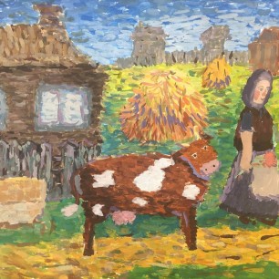 В деревне