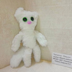 Белый котёнок