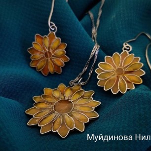 комплект украшений "Подсолнухи"