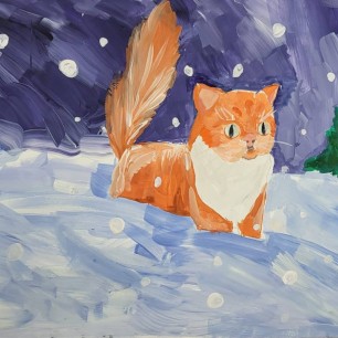 Рыжий кот