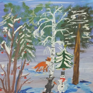 Храбрый заяц