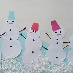 Утренняя зарядка снеговиков