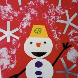 Снеговик озорник