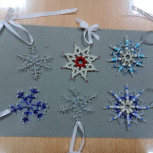 Игрушка на елку "Снежинки"