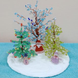 Встреча в лесу со снеговиком