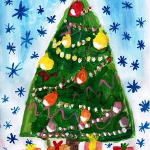 Новогодняя красавица