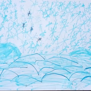 Вокруг одни снежинки!