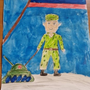 Мой папа защитник