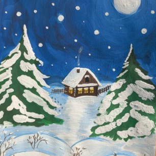 Лесная избушка