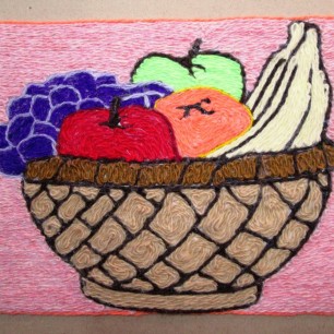 Корзина с фруктами