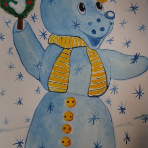 Снеговик - волк