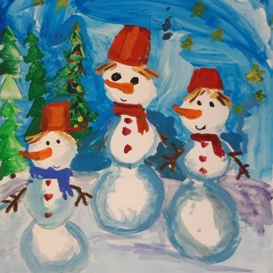 "Друзья снеговики"