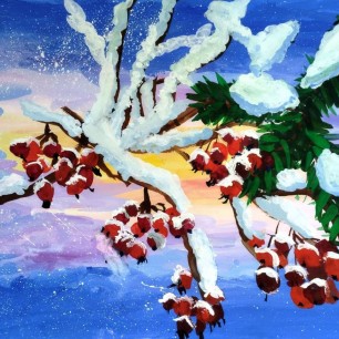 Веточка рябины