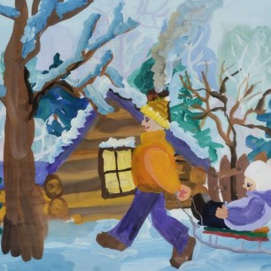 Прогулка зимой