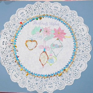 Новогодняя салфетка