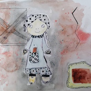 Кукла тоже хочет есть