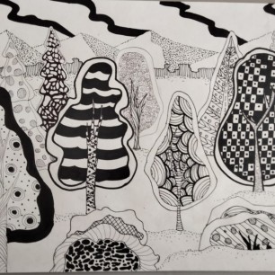 "Зимний лес"