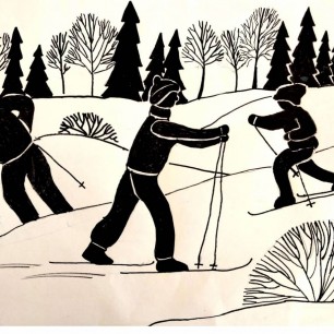 "Лыжная прогулка"