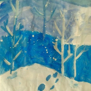 "Зимой в лесу"