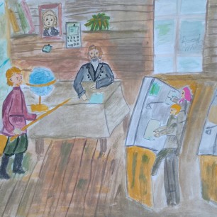 Школа на Руси. Урок географии