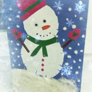 "Снеговик озорник".