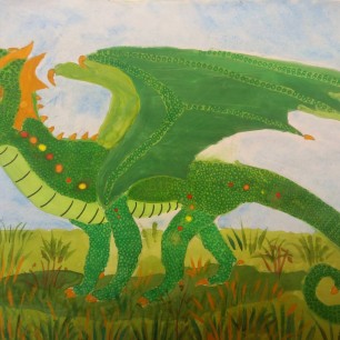 Зеленый  Дракон