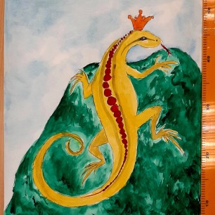 "Хозяйка медной горы. Ящерица"