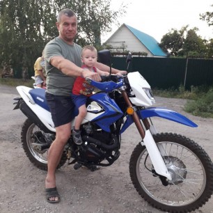 Мой папа лучший мотоциклист