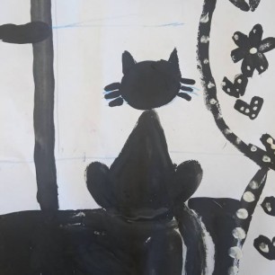 Кошка на окне