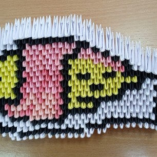 Панно "Цыплёнок с кусочком бекона"