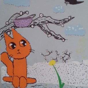 Весенний котик