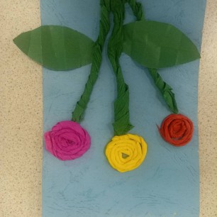 Бумажные розы