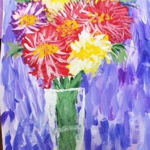 Яркий букет