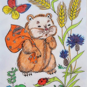 рисунок "Большая книга сказок"