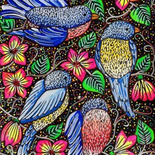 Вечернее свидание птиц