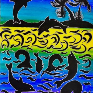 Морской танец дельфинов