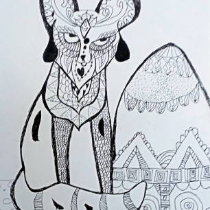 Лисичка на Пасхе