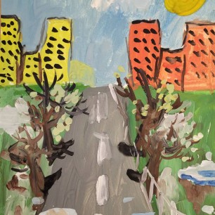 Весна в городе