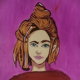 Зеленоглазая девушка