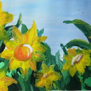 Подсолнухи