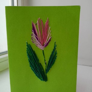 Открытка маме.