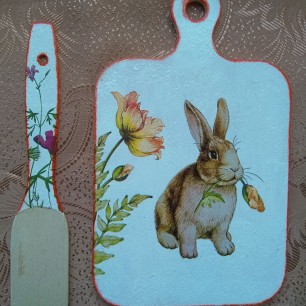 Набор "Зайка с цветком"