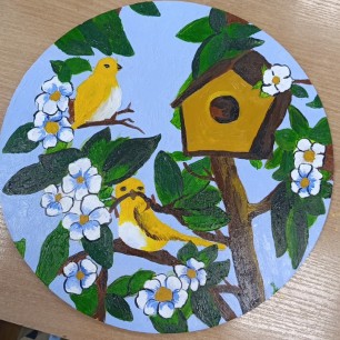 Птички прилетели