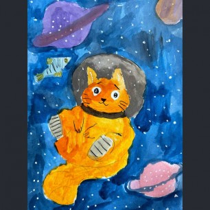 Кот в космосе