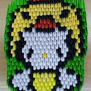 Панно "Кити в шапочке утёнка"