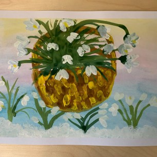 Нежные подснежники