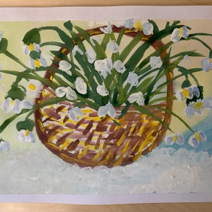 «Корзина с подснежниками»